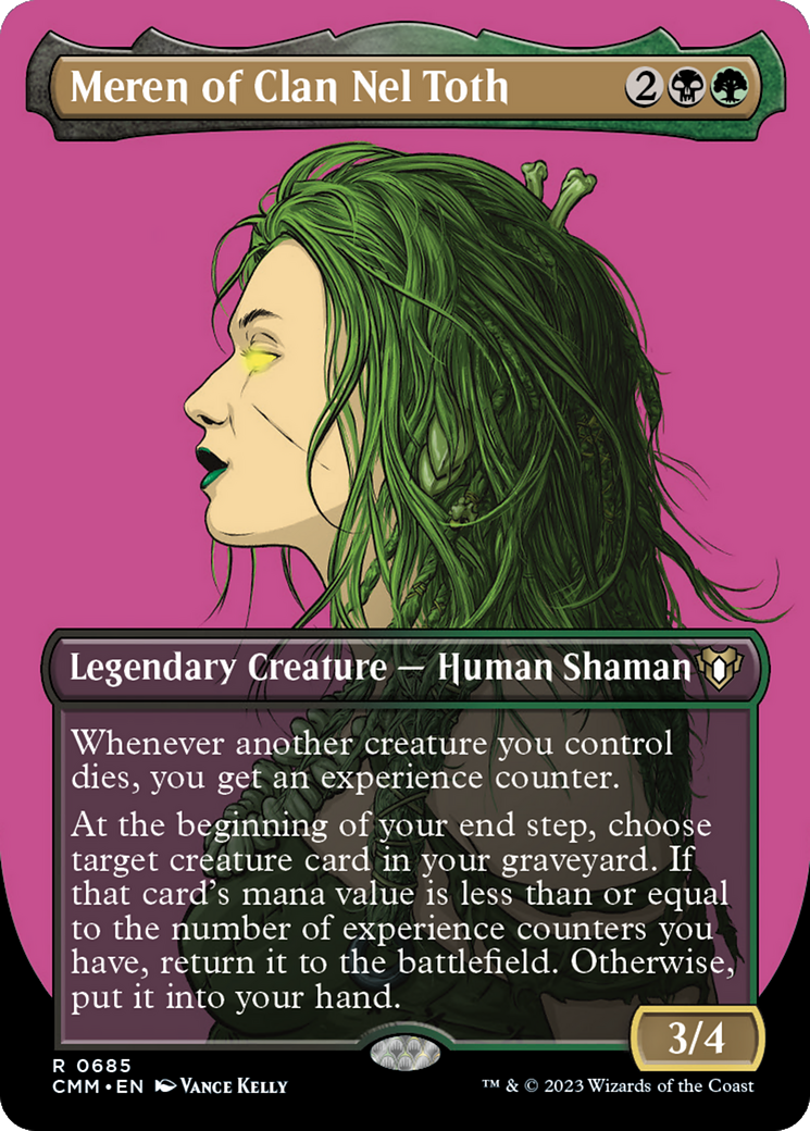 Meren of Clan Nel Toth (Borderless) (CMM-685)  - Commander Masters