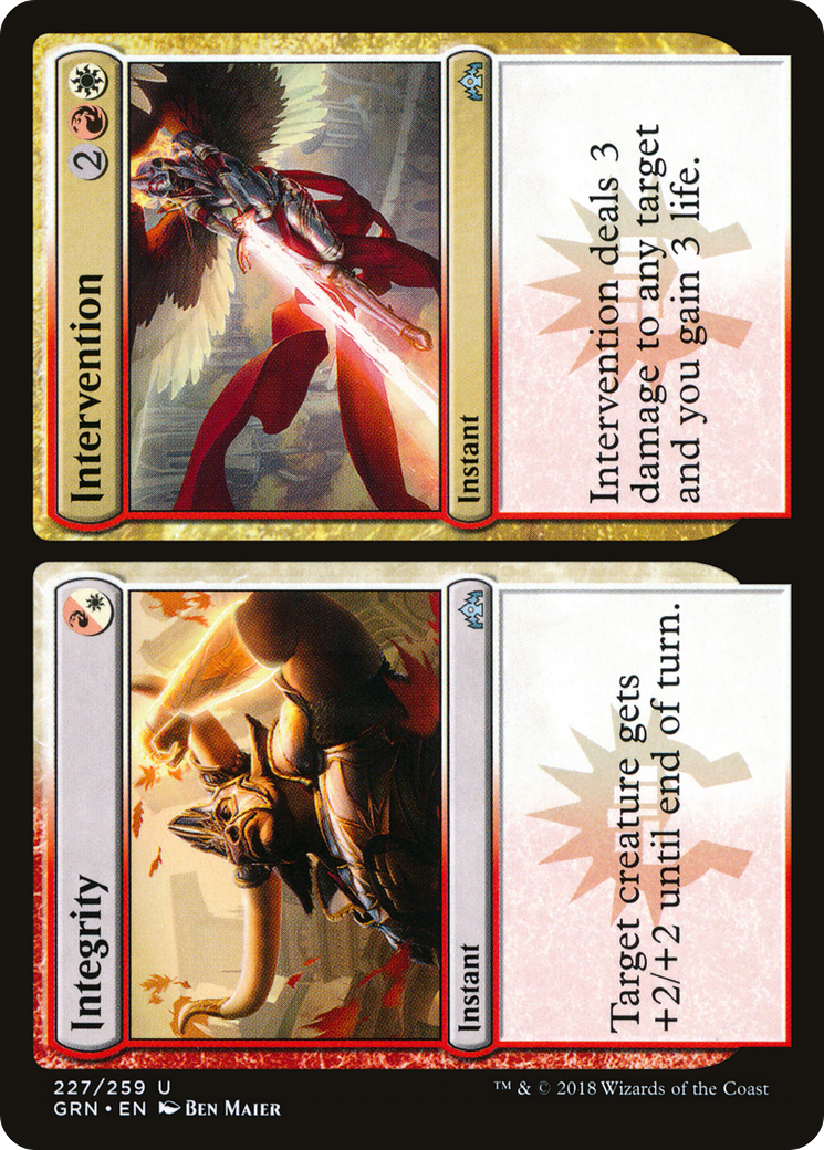 Integrity // Intervention (GRN-227)  - Guilds of Ravnica