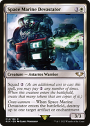 Space Marine Devastator (40K-014)  - Warhammer 40,000 Commander