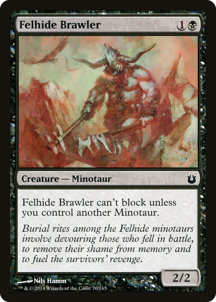 Felhide Brawler (BNG-070)  - Born of the Gods
