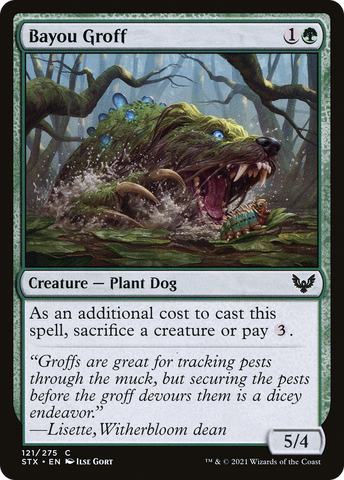 Bayou Groff (STX-121)  Foil - Strixhaven: School of Mages