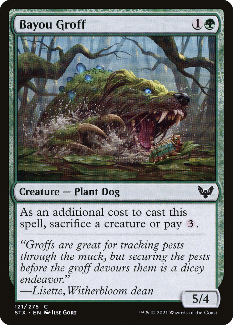 Bayou Groff (STX-121)  - Strixhaven: School of Mages