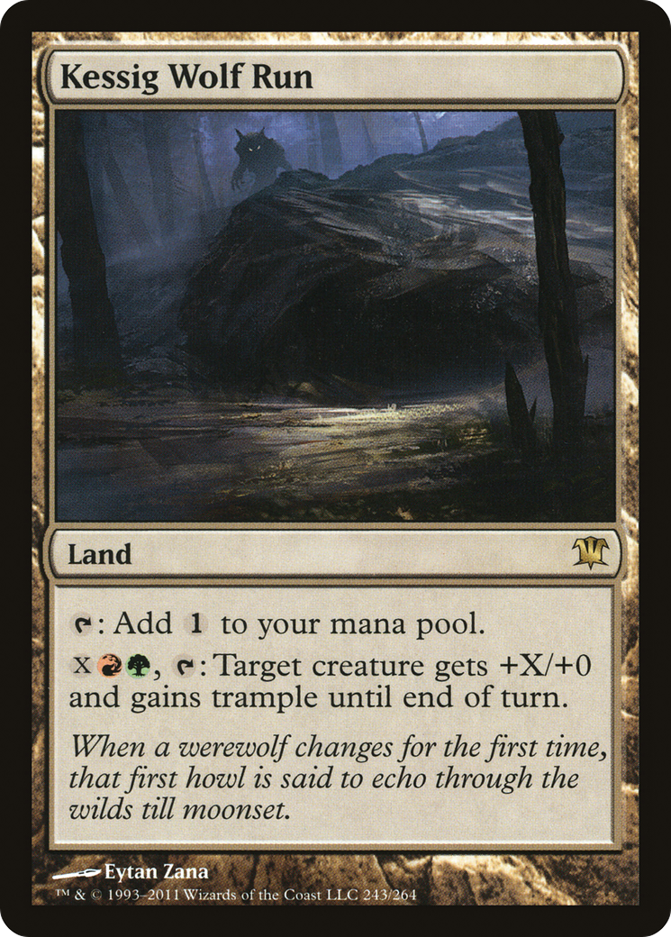Kessig Wolf Run (ISD-243)  Foil - Innistrad