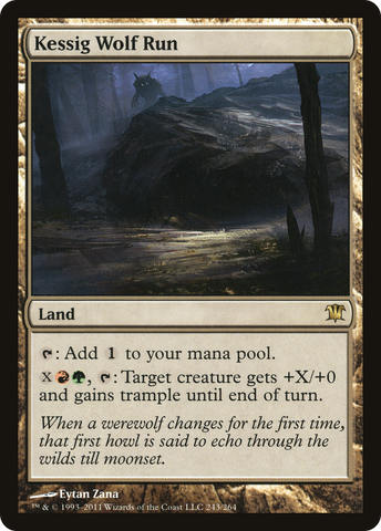Kessig Wolf Run (ISD-243)  Foil - Innistrad