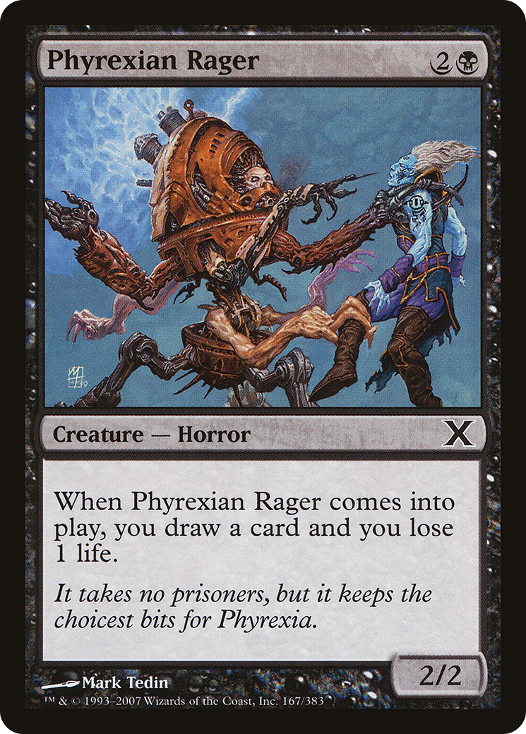 Phyrexian Rager (10E-167)  - Tenth Edition