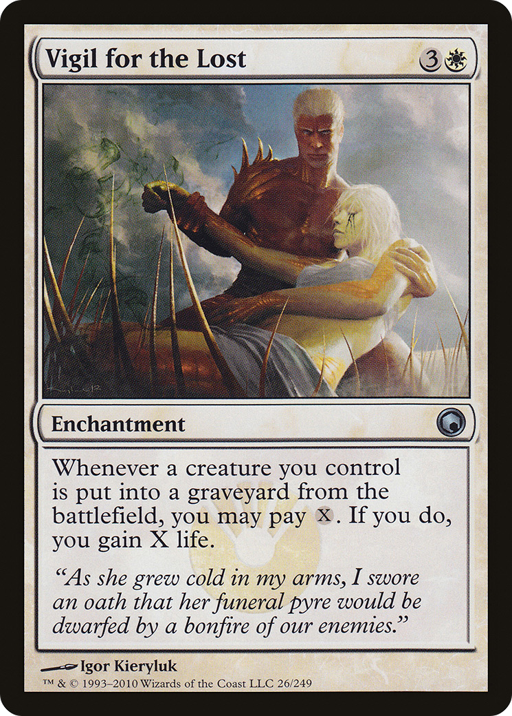 Vigil for the Lost (SOM-026)  Foil - Scars of Mirrodin