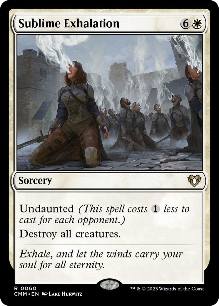 Sublime Exhalation (CMM-060)  - Commander Masters