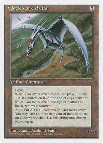 Clockwork Avian (4ED-)  - Fourth Edition