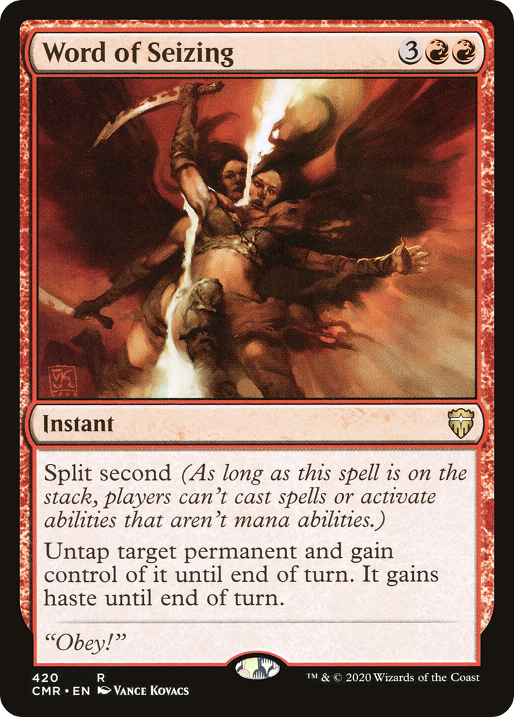 Word of Seizing (CMR-420)  - Commander Legends