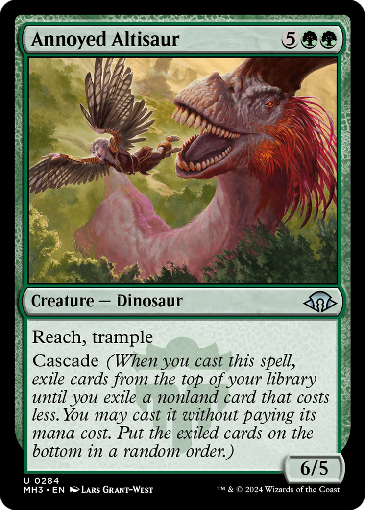 Annoyed Altisaur (MH3-284)  Foil - Modern Horizons 3