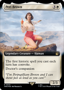 Peri Brown (Extended Art) (Surge Foil) (WHO-935)  Foil - Doctor Who: (Extended Art)