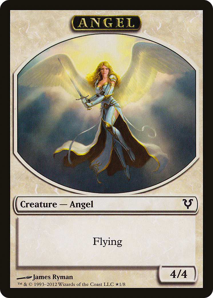 Angel // Demon Double-sided Token [Open the Helvault]