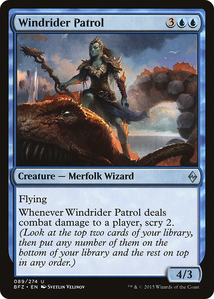 Windrider Patrol (BFZ-089)  - Battle for Zendikar