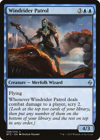 Windrider Patrol (BFZ-089)  Foil - Battle for Zendikar