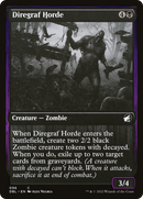 Diregraf Horde (DBL-096)  Foil - Innistrad: Double Feature