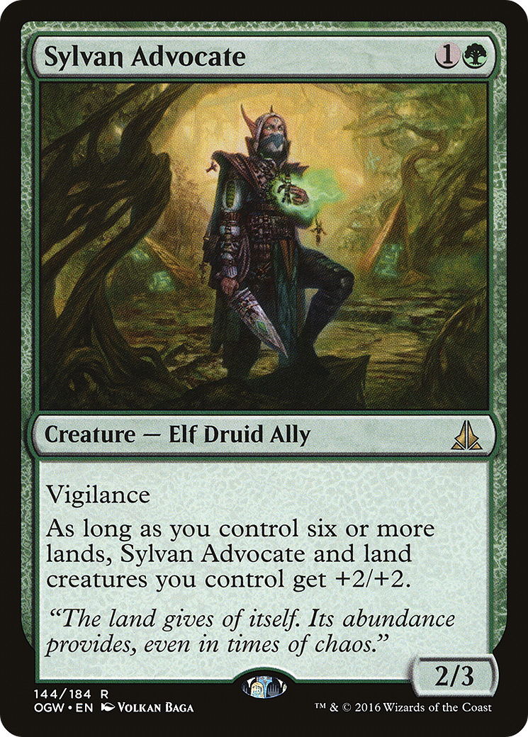 Sylvan Advocate (OGW-144)  Foil - Oath of the Gatewatch
