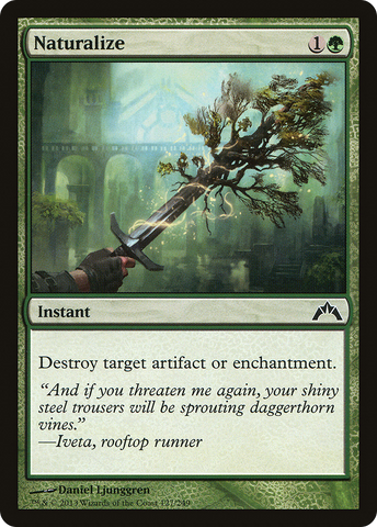 Naturalize (GTC-127)  Foil - Gatecrash