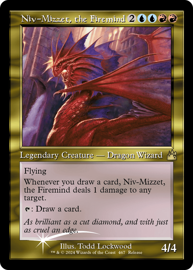 Niv-Mizzet, the Firemind (Retro Frame) (LARP-467)  Foil - Ravnica Remastered