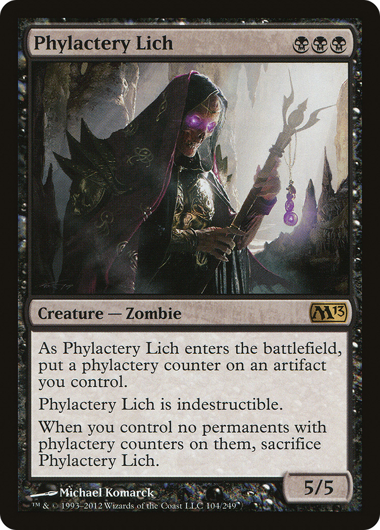Phylactery Lich (M13-104)  - Magic 2013