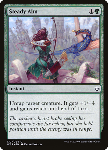 Steady Aim (WAR-177)  Foil - War of the Spark