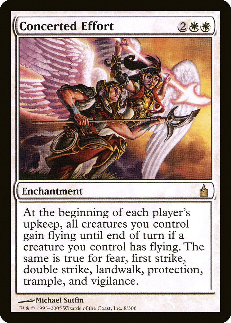 Concerted Effort (RAV-008)  Foil - Ravnica: City of Guilds