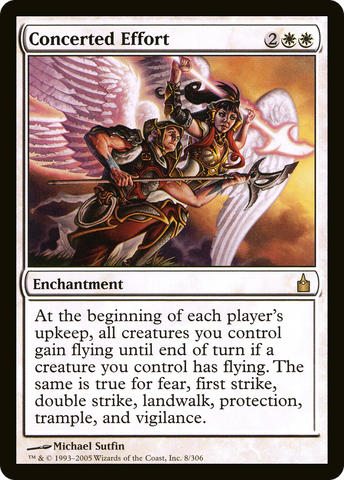 Concerted Effort (RAV-008)  - Ravnica: City of Guilds