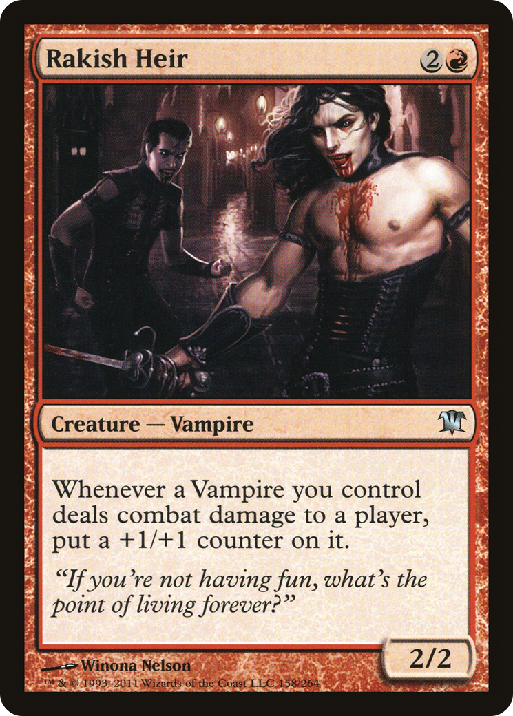 Rakish Heir (ISD-158)  Foil - Innistrad