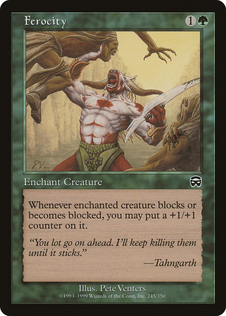 Ferocity (MMQ-245)  - Mercadian Masques