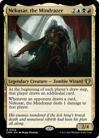 Nekusar, the Mindrazer (CMM-349)  Foil - Commander Masters