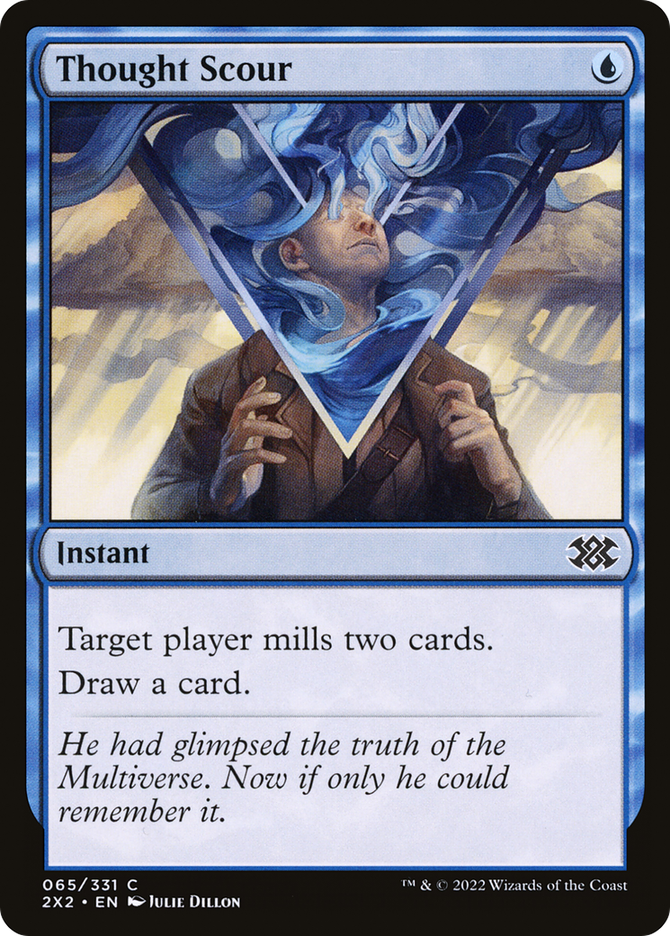 Thought Scour (2X2-065)  - Double Masters 2022