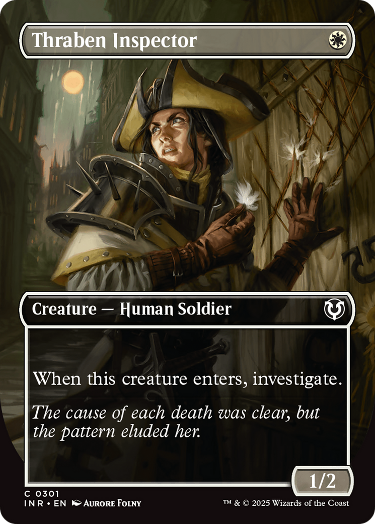 Thraben Inspector (Borderless) (INR-301)  Foil - Innistrad Remastered