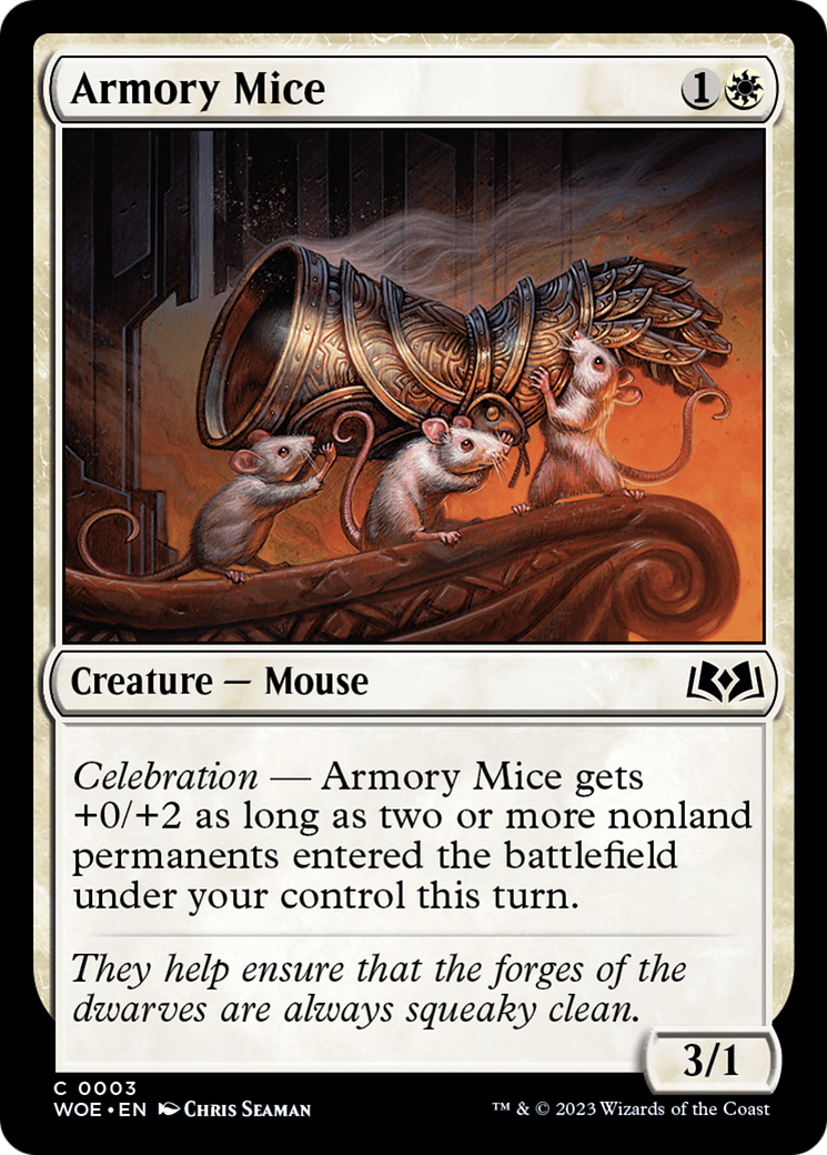 Armory Mice (WOE-003)  Foil - Wilds of Eldraine