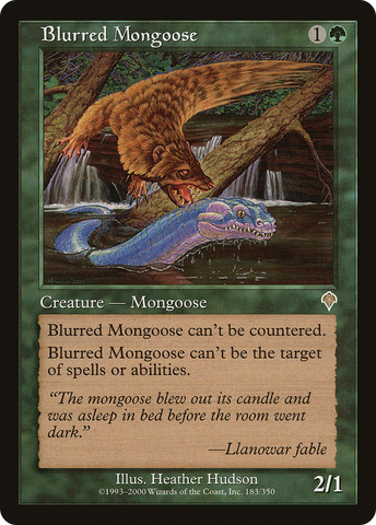 Blurred Mongoose (INV-183) - Invasion Foil