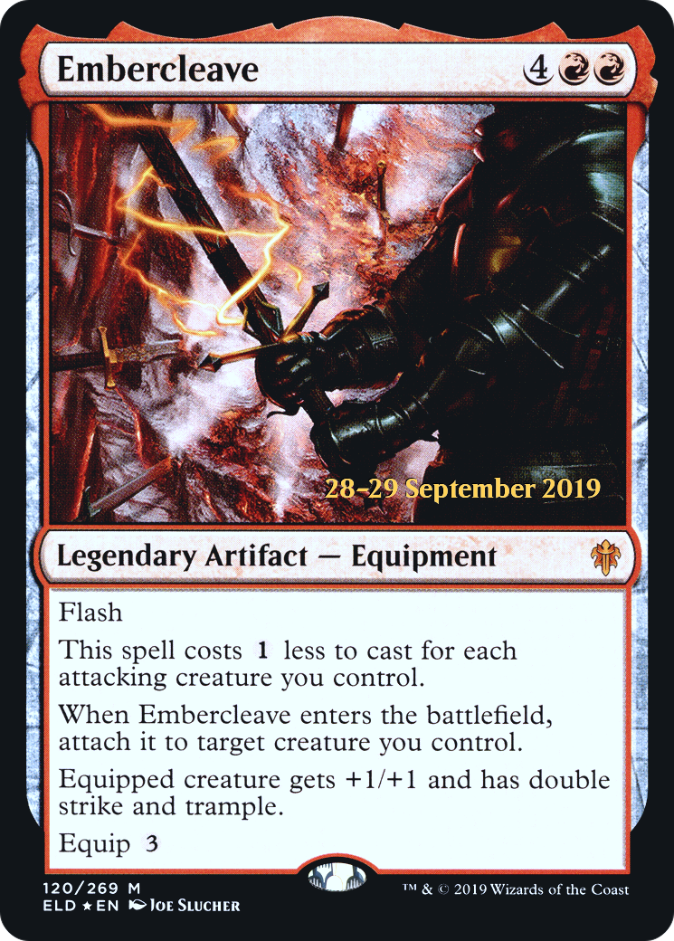 Embercleave (PRE-120)  Foil - Throne of Eldraine Promos