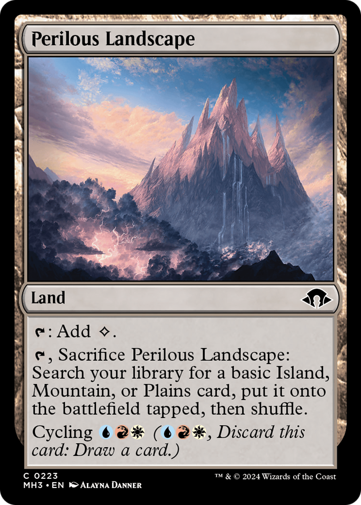 Perilous Landscape (MH3-223) - Modern Horizons 3 Foil