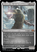 Kozilek, the Great Distortion (CMM-452)  Etched Foil - Commander Masters