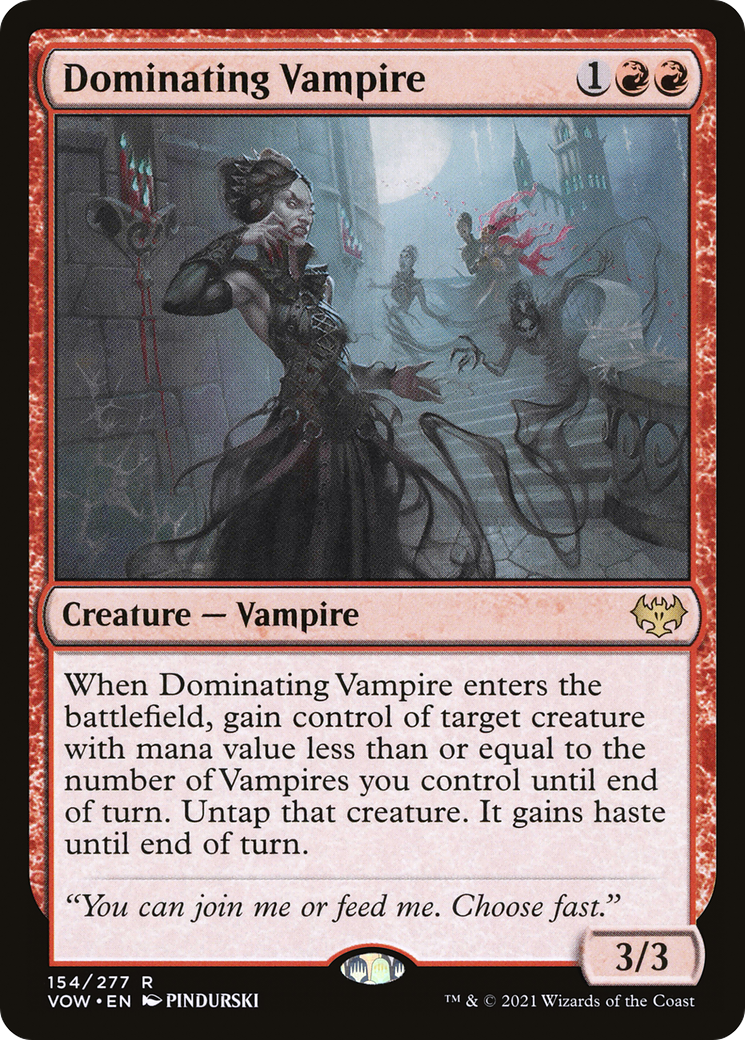 Dominating Vampire (VOW-154)  - Innistrad: Crimson Vow