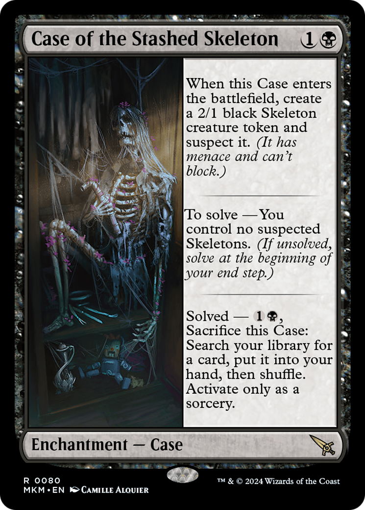 Case of the Stashed Skeleton (MKM-080)  Foil - Murders at Karlov Manor