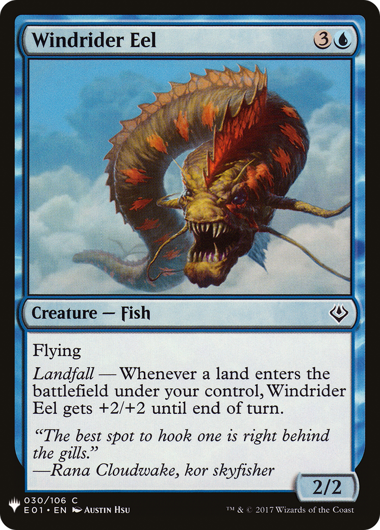 Windrider Eel (LIST-E01-30)  - The List
