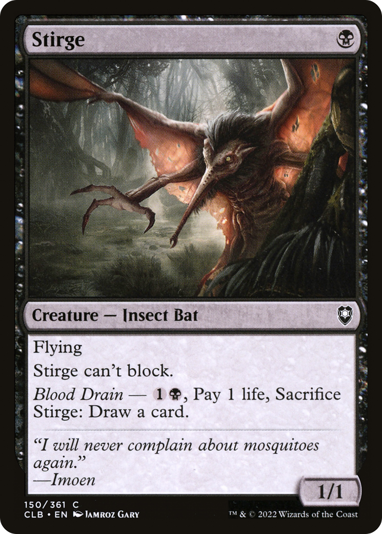 Stirge (CLB-150)  - Commander Legends: Battle for Baldur's Gate
