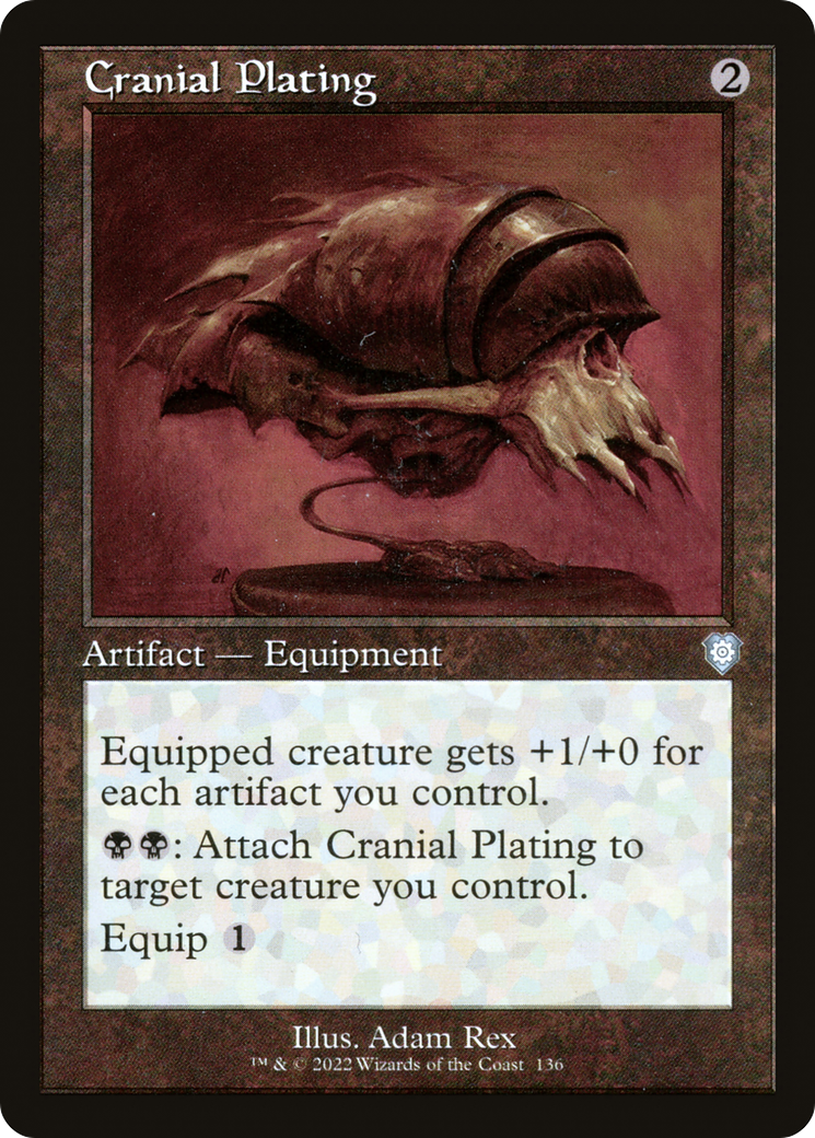 Cranial Plating (Retro Frame) (BRC-136)  - The Brothers' War Commander