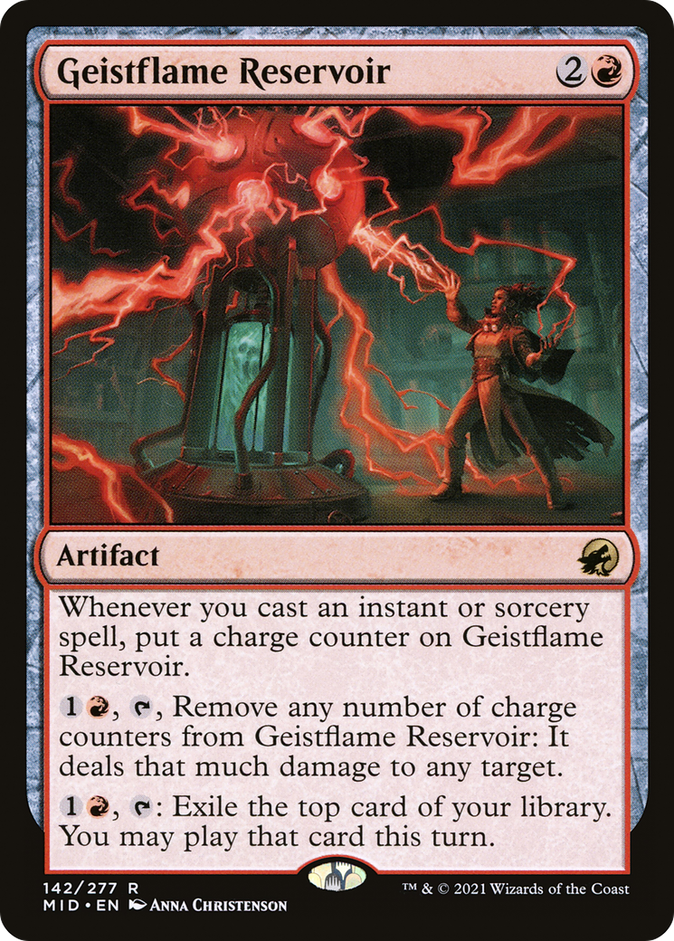 Geistflame Reservoir (MID-142)  - Innistrad: Midnight Hunt