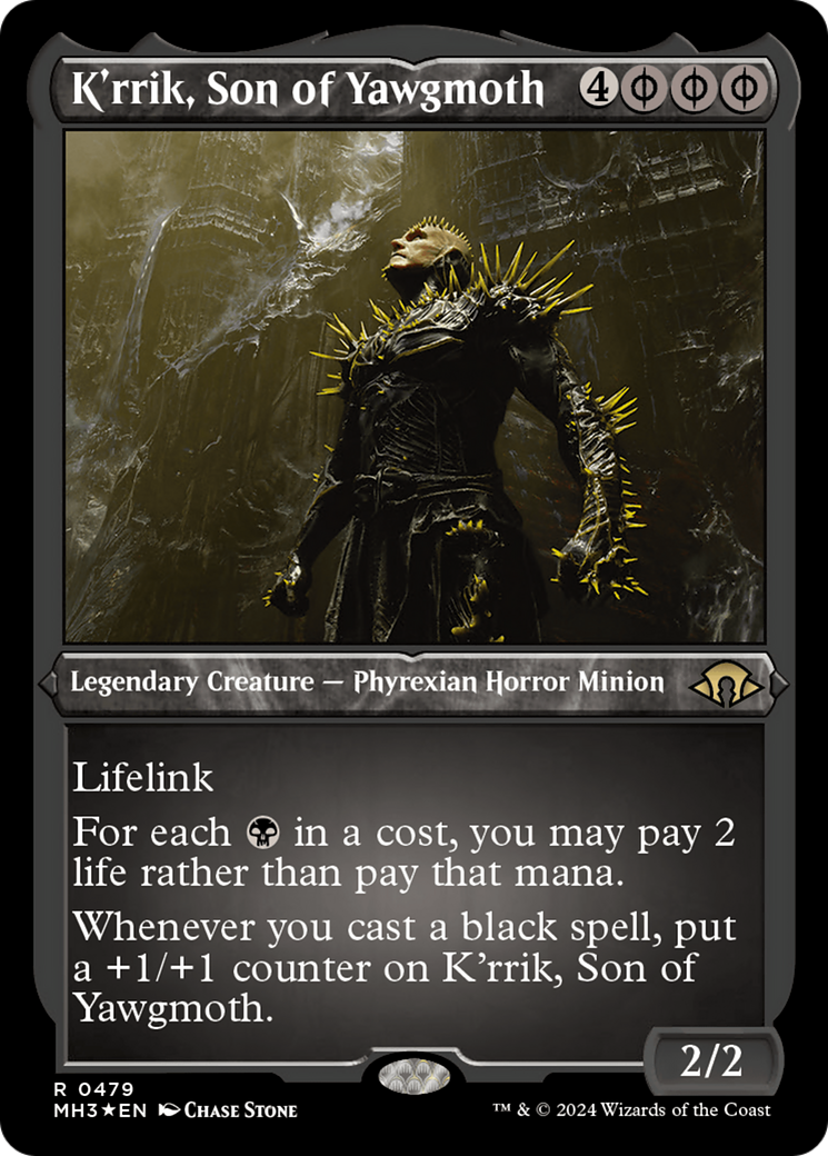 K'rrik, Son of Yawgmoth (Foil Etched) (MH3-479)  Foil - Modern Horizons 3