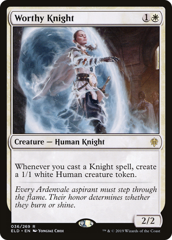 Worthy Knight (ELD-036)  - Throne of Eldraine