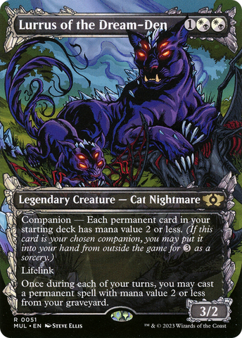 Lurrus of the Dream-Den (MUL-051)  Foil - Multiverse Legends: (Showcase) (Borderless)