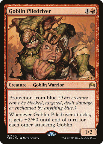 Goblin Piledriver (ORI-151)  Foil - Magic Origins