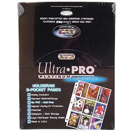 Ultra Pro Platinum Series Hologram 9 Pocket Page Box (2½“ x 3½“)