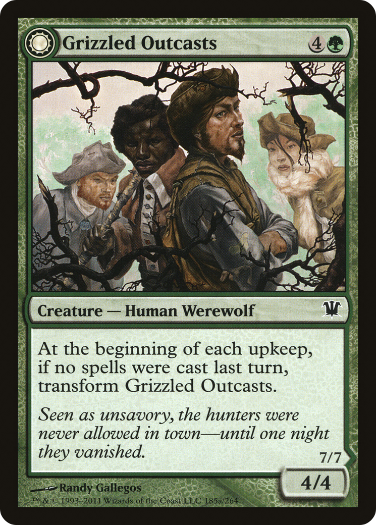 Grizzled Outcasts (ISD-185) - Innistrad: (Double Faced Transform) Foil