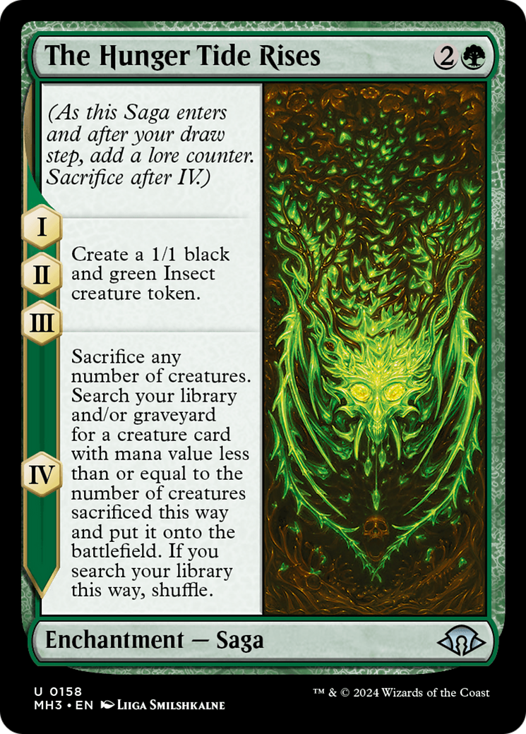 The Hunger Tide Rises (MH3-158)  Foil - Modern Horizons 3