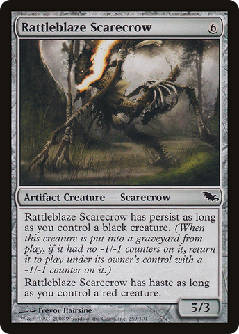 Rattleblaze Scarecrow (SHM-259)  Foil - Shadowmoor